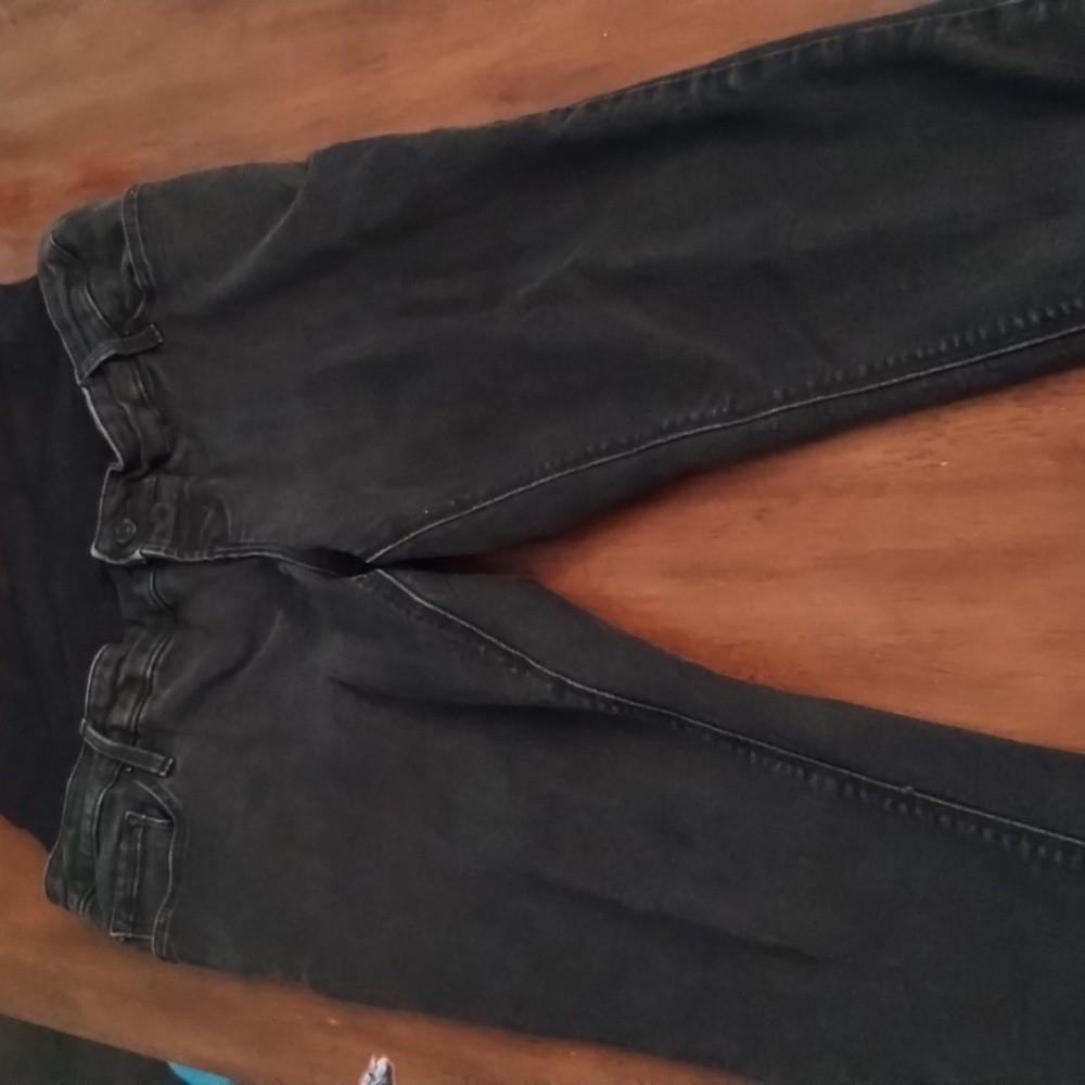 Maternity black rockstar jeans